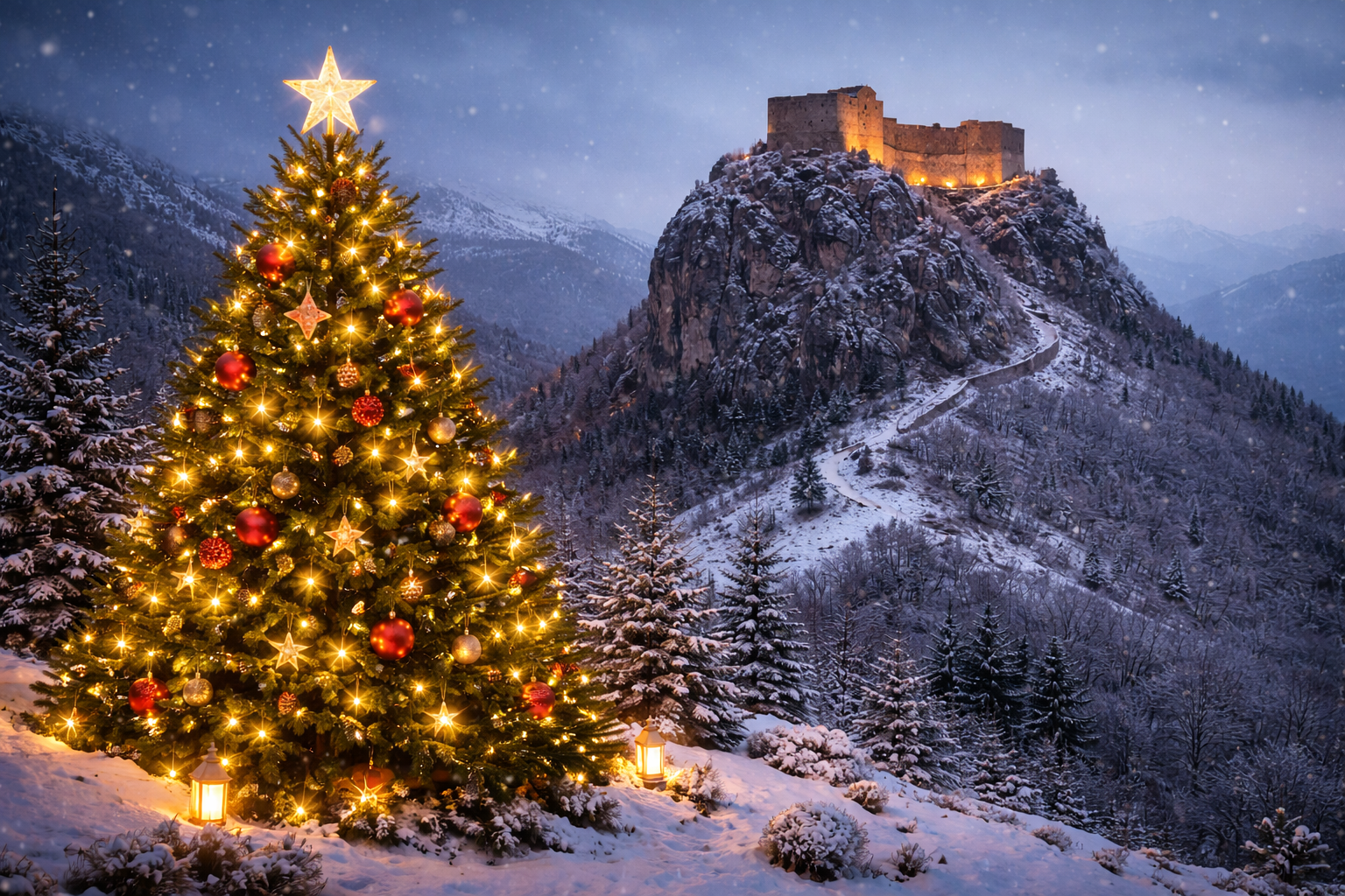 Boże Narodzenie 1244 w Langwedocji: Czas Ciszy i Ognia.