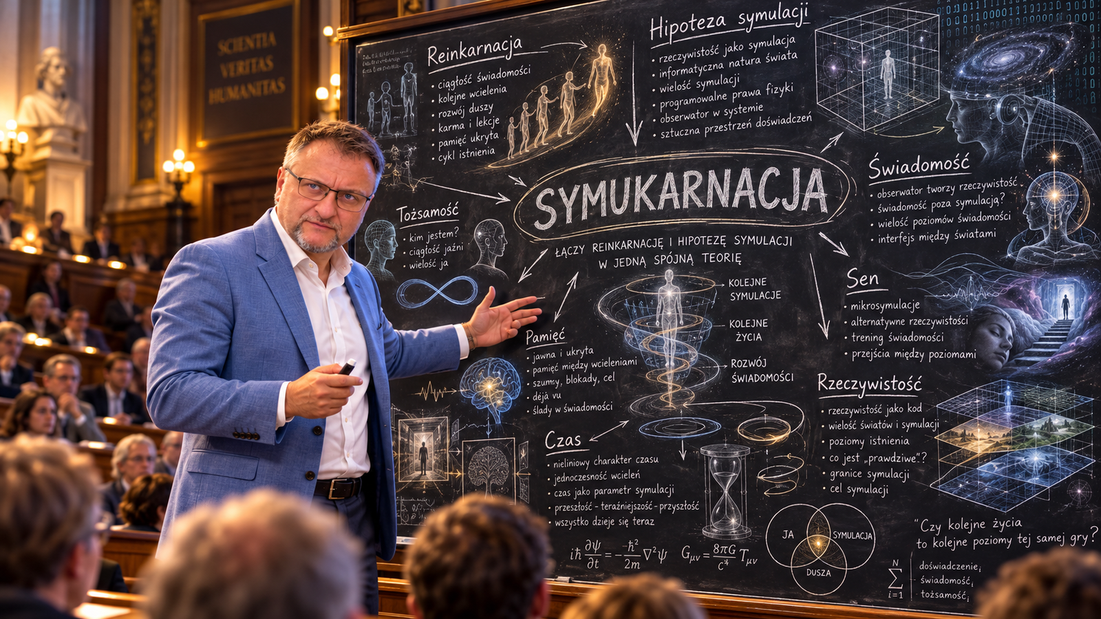 Symukarnacja pod ostrzałem. Czy śmierć kończy człowieka, czy tylko jego udział w rzeczywistości?